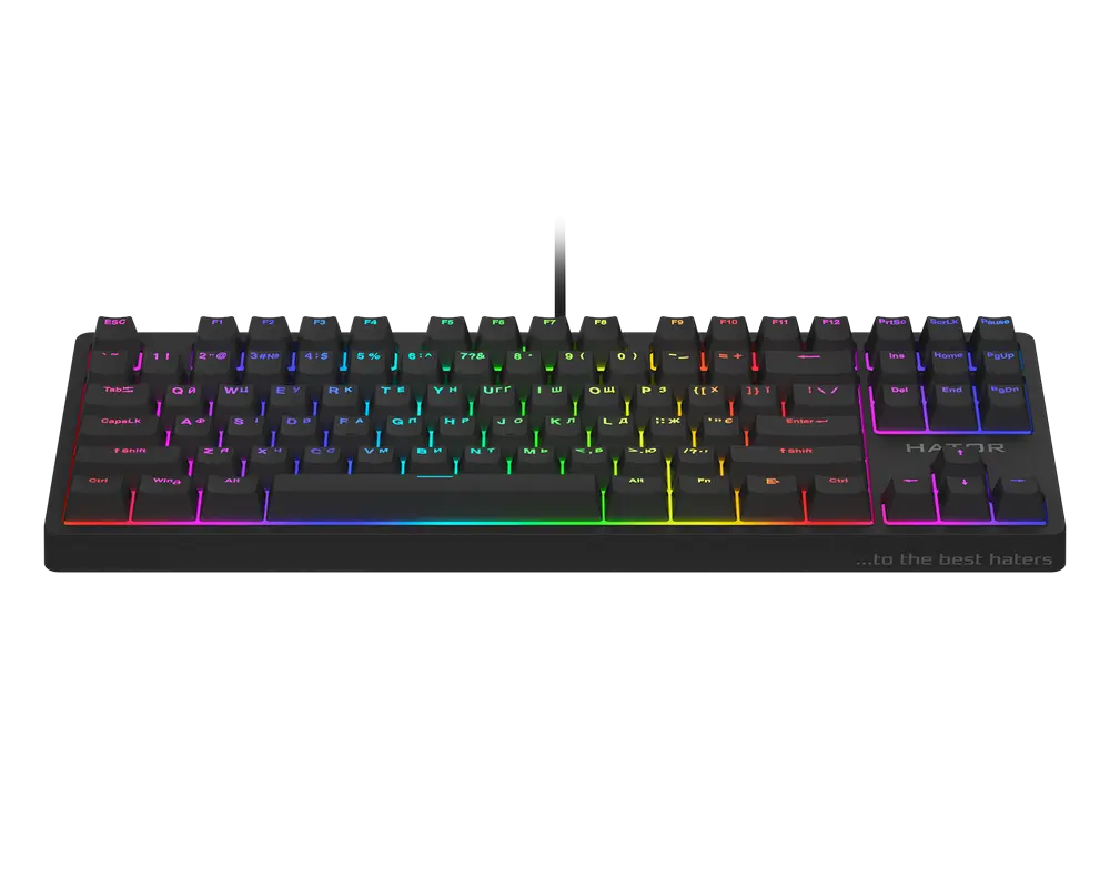 Клавиатура HATOR Rockfall 2 Mecha TKL Механический Черный
