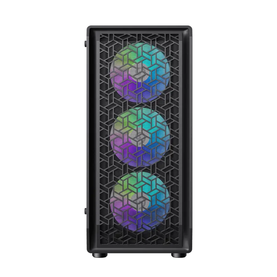 Carcasă PC Gamemax FORGE MB Midi-Tower Negru