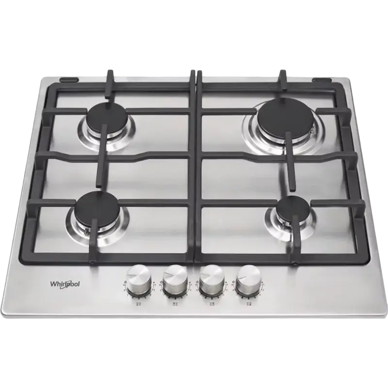 Газовая варочная панель Whirlpool TKRL 660 IX Нержавеющая сталь