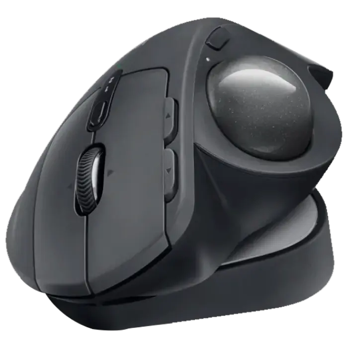 Беcпроводная мышь Logitech MX Ergo Беспроводное Графитовый