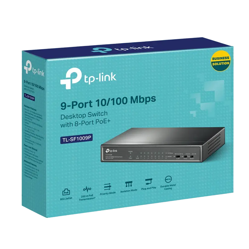 PoE коммутатор TP-LINK Desktop Switch Серый