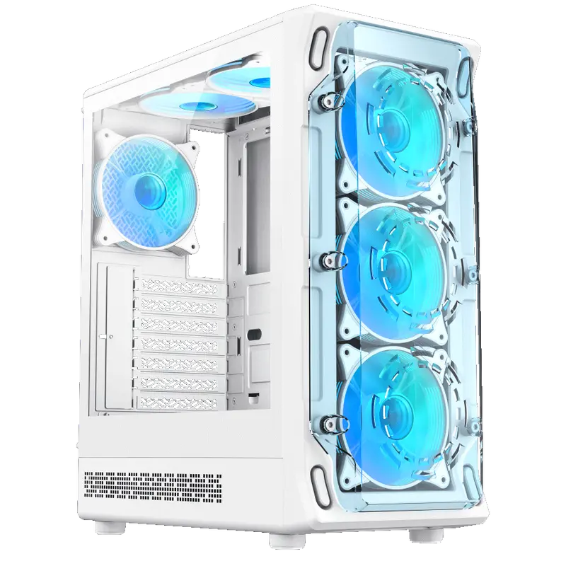 Компьютерный корпус Gamemax STARLIGHT 2 AW Midi-Tower Белый