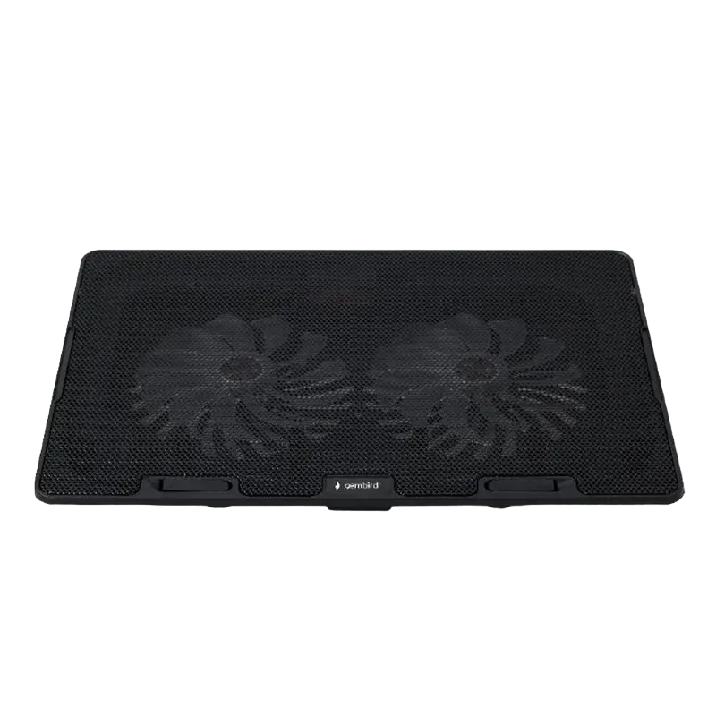 Охлаждающая подставка для ноутбука Gembird NBS-2F15-02 15.6 Черный