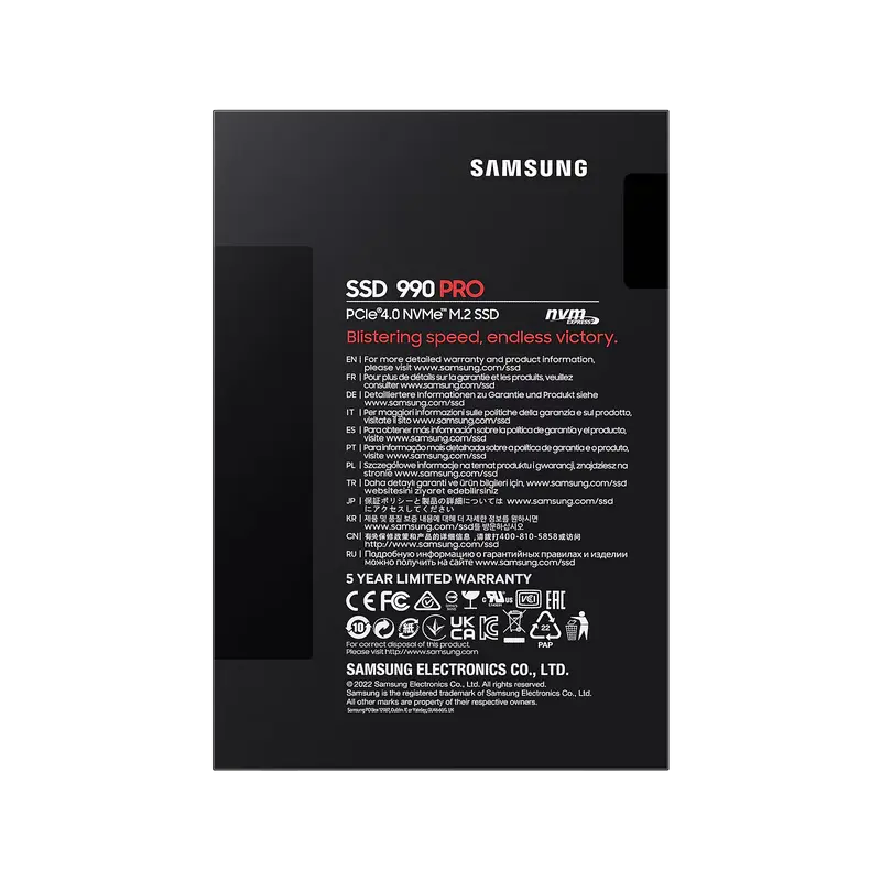 Накопитель SSD Samsung 990 PRO PRO 990 4000GB