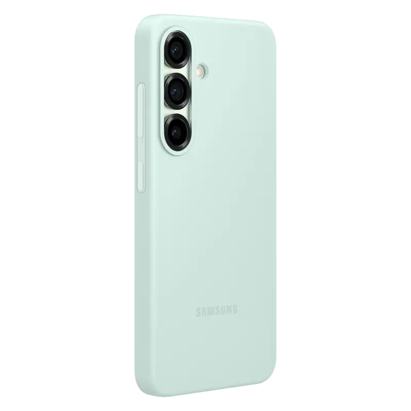 Чехол Samsung Galaxy S25 Silicone Cover Силиконовый Чехол Мятный