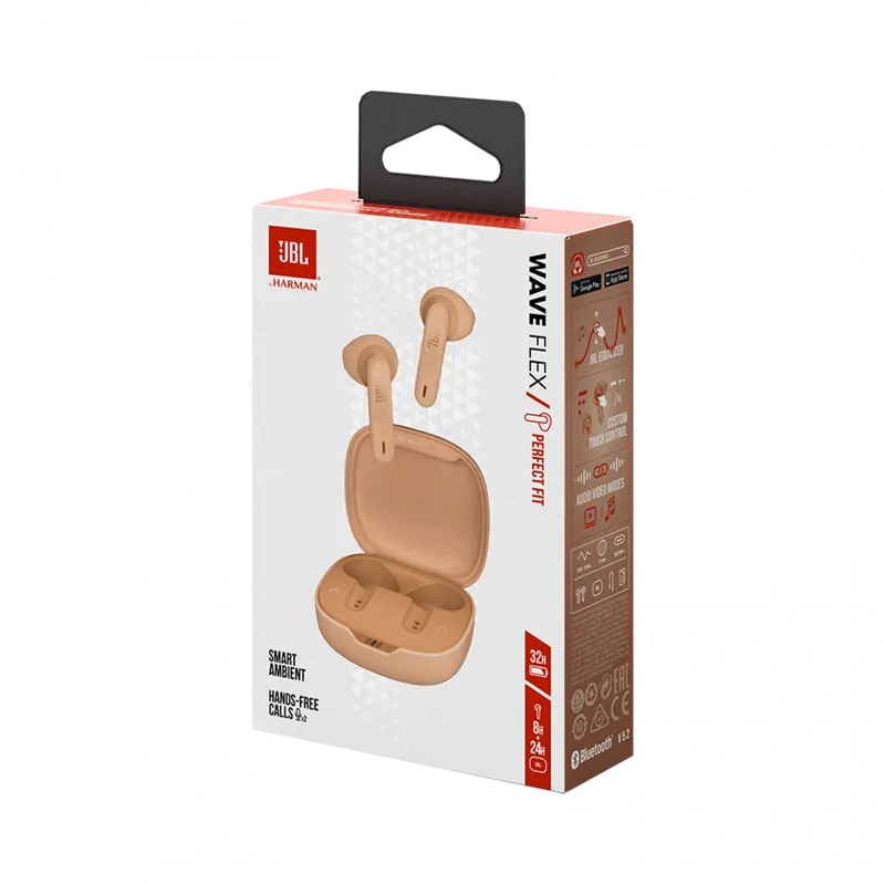 Наушники JBL. Wave Flex Бежевый