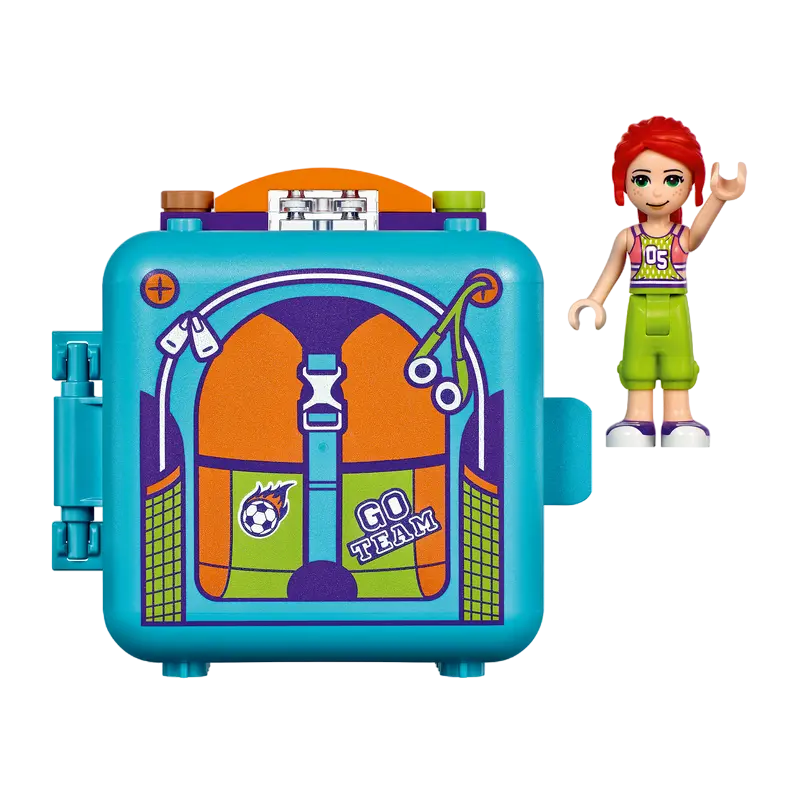 Constructor LEGO Mia's Soccer Cube Albastru