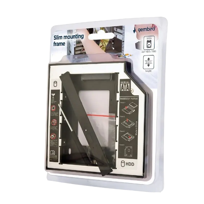 Аксессуары для накопителей Gembird MF-95-02 Серебристый