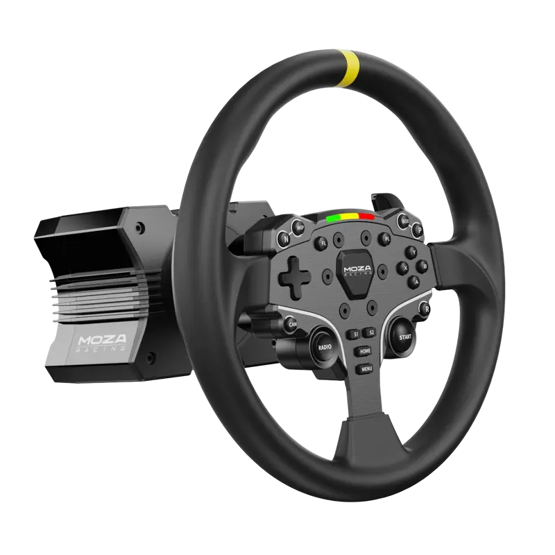 Baza Volanului MOZA 12-inch Round Wheel Mod for ESX Negru