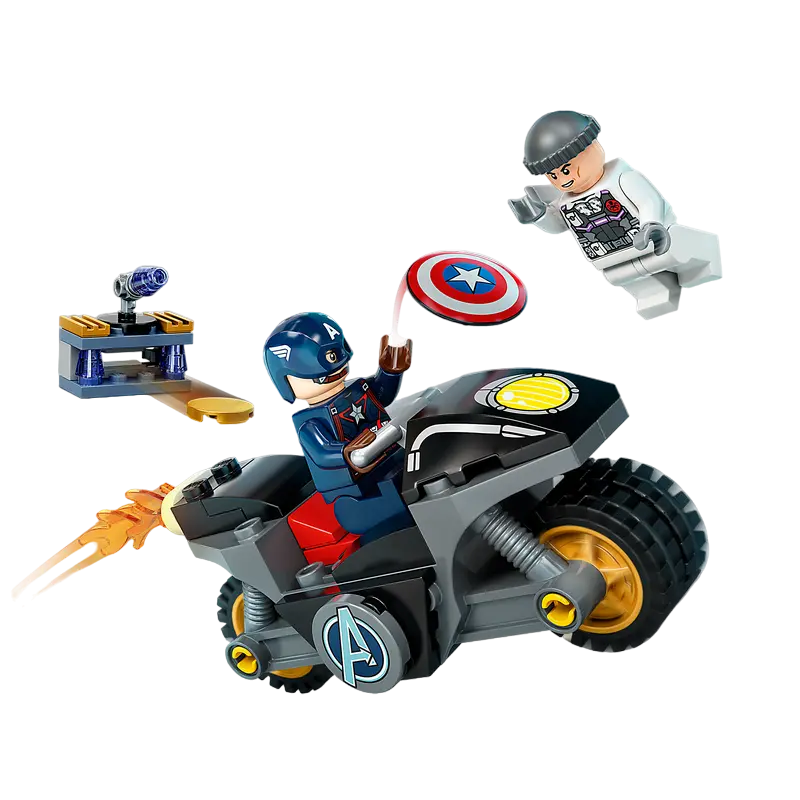 Constructor LEGO Captain America and Hydra Face-Off Multicolor