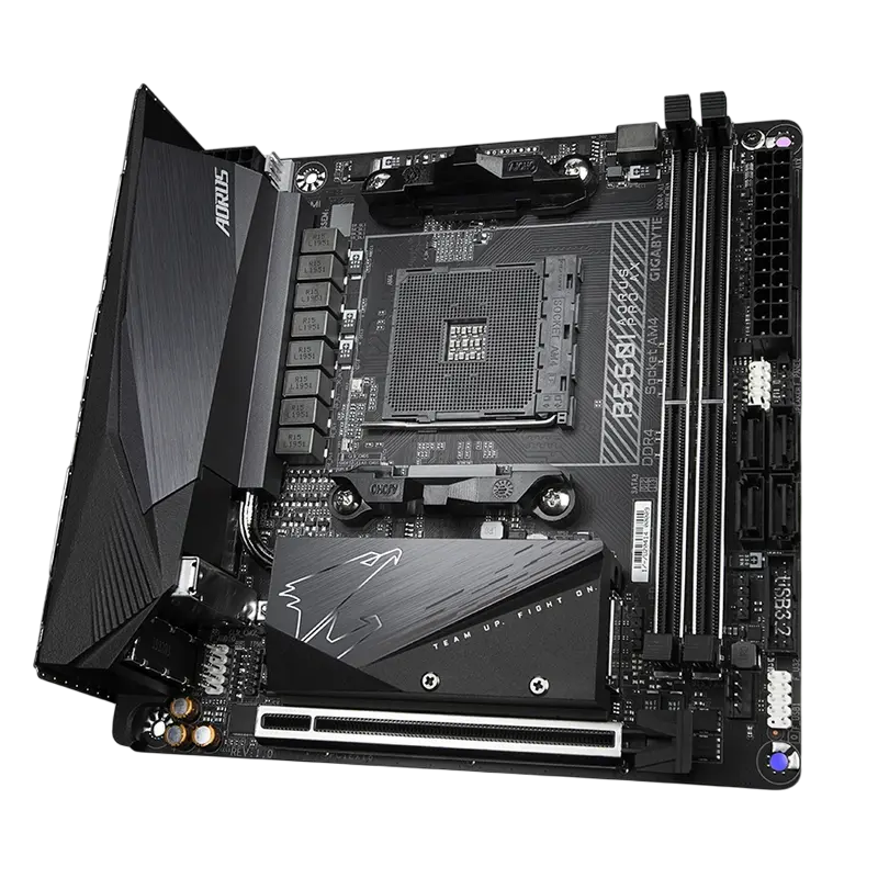 Материнская плата Gigabyte B550I AORUS PRO AX AM4 ITX