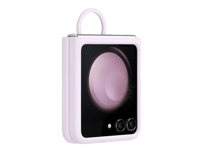 Husă Samsung Galaxy Z Flip 5 Silicone Case with Ring Lavanda