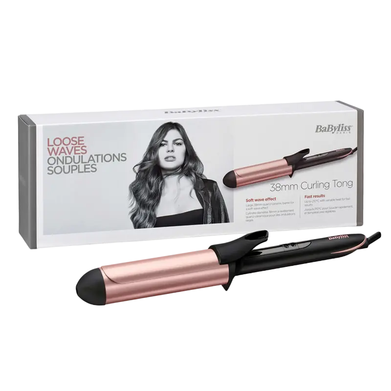 Плойка BaByliss Rose Quartz C453E Чёрный | Розовый