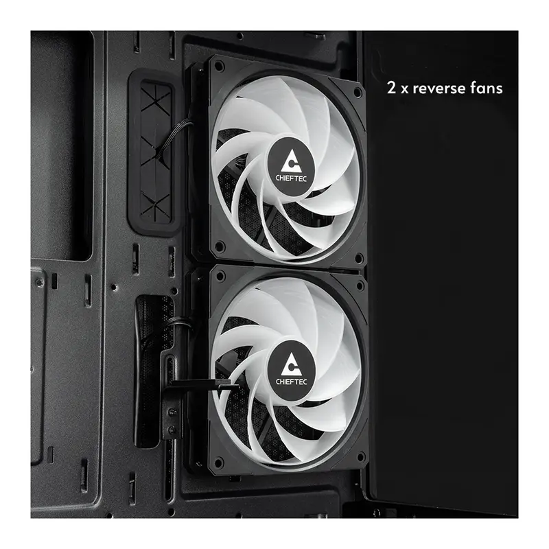 Компьютерный корпус Chieftec GT-01B-OP Midi-Tower Черный