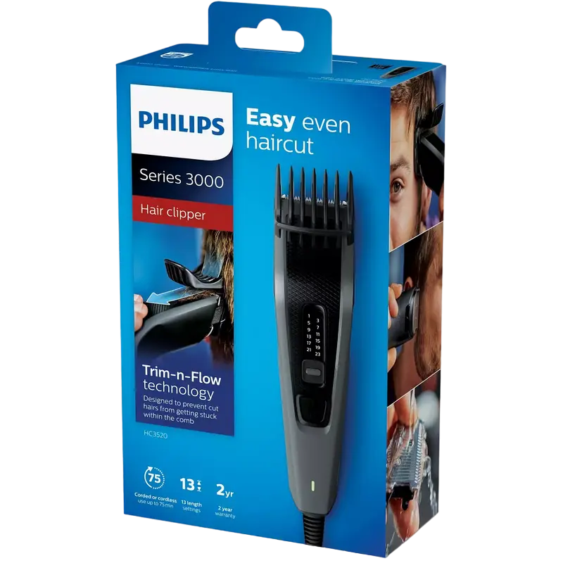 Машинка для стрижки Philips HC3520/15 Серый | Черный