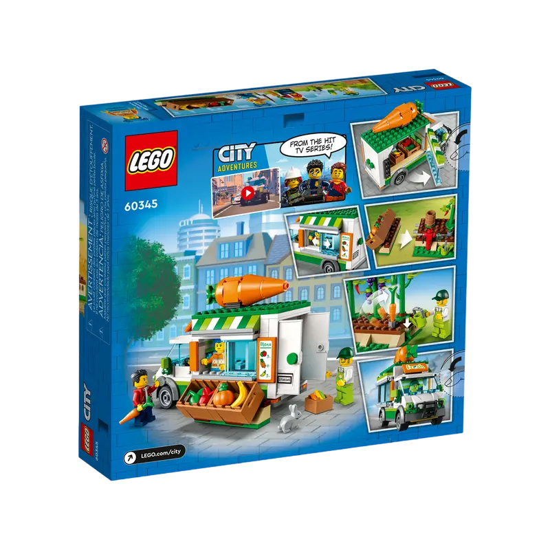 Конструктор LEGO Farmers Market Van Разноцветный