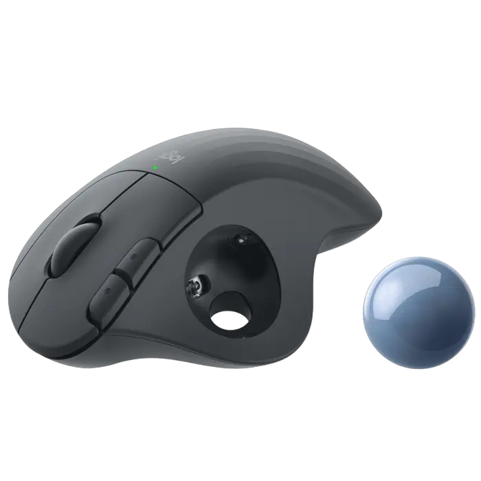 Беcпроводная мышь Logitech M575 Беспроводное Графитовый