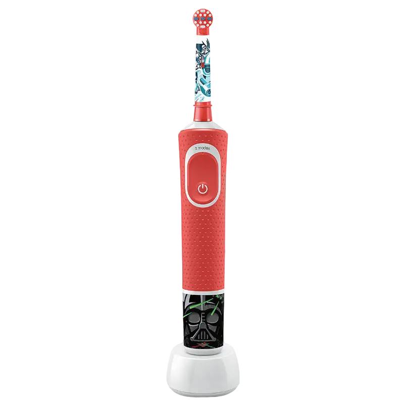 Periuță de dinți electrică Pentru copii Braun Kids Vitality D100 Roșu