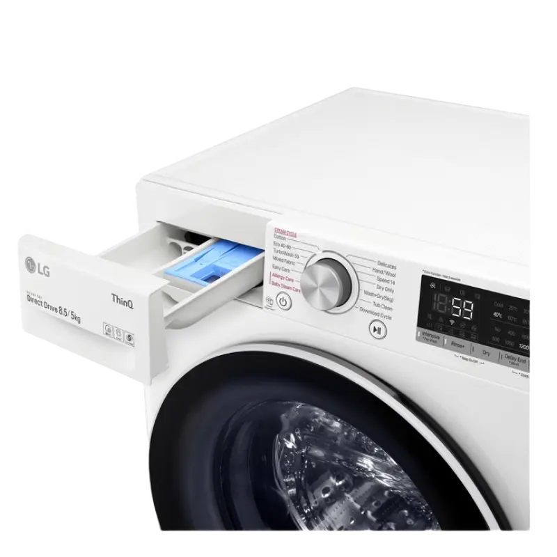 Стирально-сушильная машина LG F2DV5S8S0 Белый