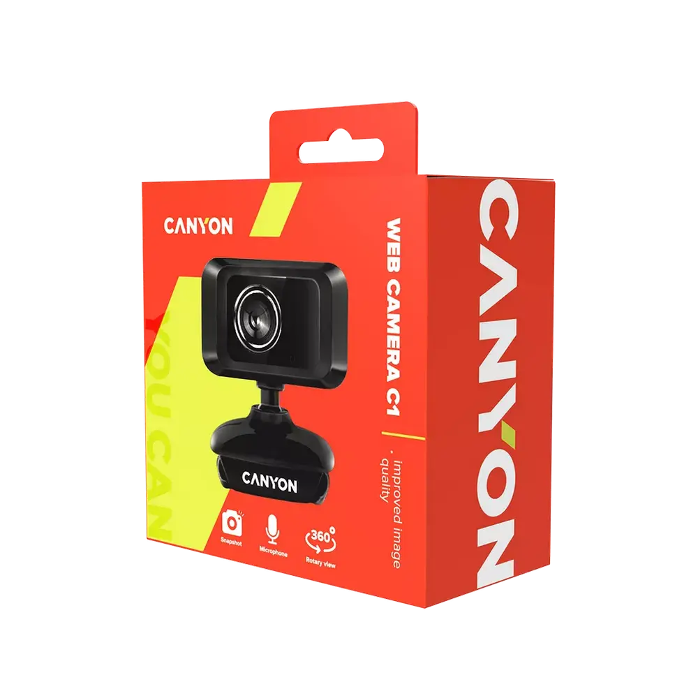 Веб-камера Canyon C1 Черный