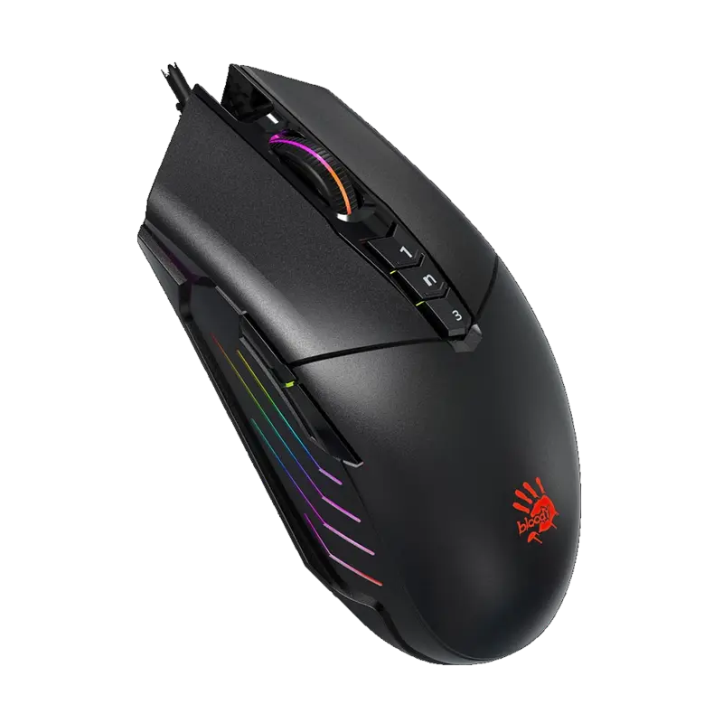 Игровая мышь Bloody P91s Проводное Чёрный