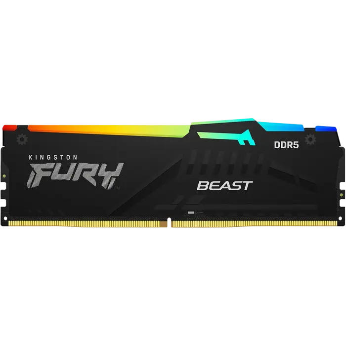 Memorie RAM Kingston FURY Beast RGB FURY Beast 64GB Negru