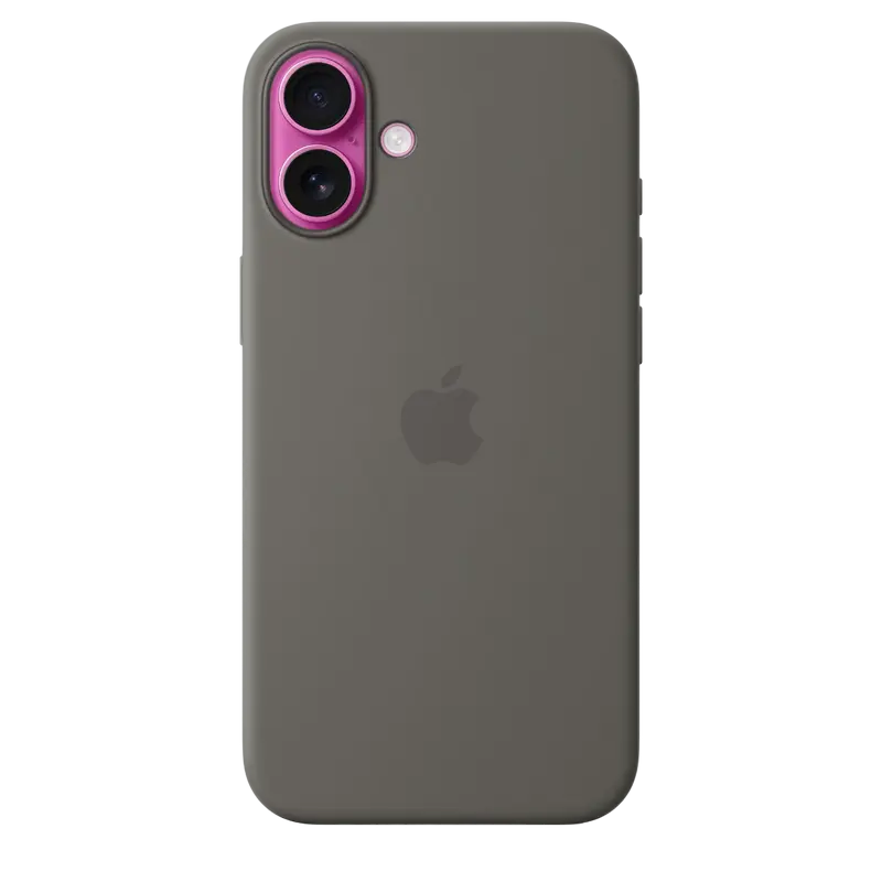 Чехол Apple iPhone 16 Plus Silicone Case MagSafe A3314 Silicone Case with MagSafe Stone Gray