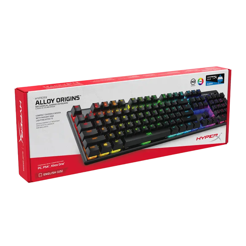 Tastatură HyperX Alloy Origins Mecanic Negru