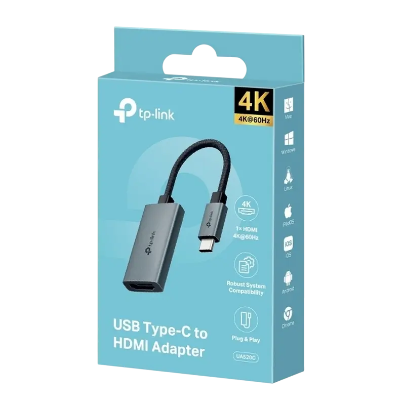 Адаптер USB TP-LINK UA520C Серый