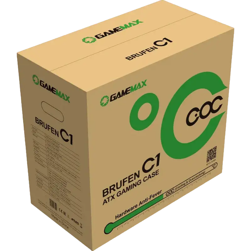 Компьютерный корпус Gamemax BRUFEN C1 Midi-Tower Черный
