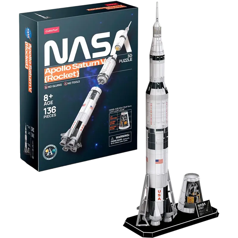 CubicFun Apollo Saturn V Rocket