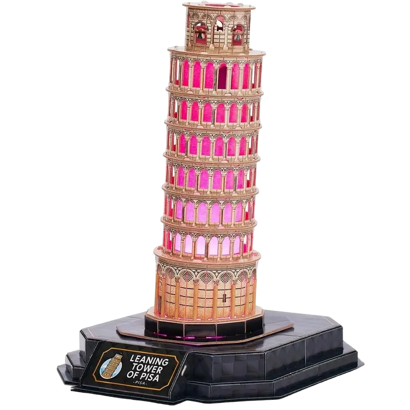 Puzzle 3D CubicFun Pisa Tower Multicolor