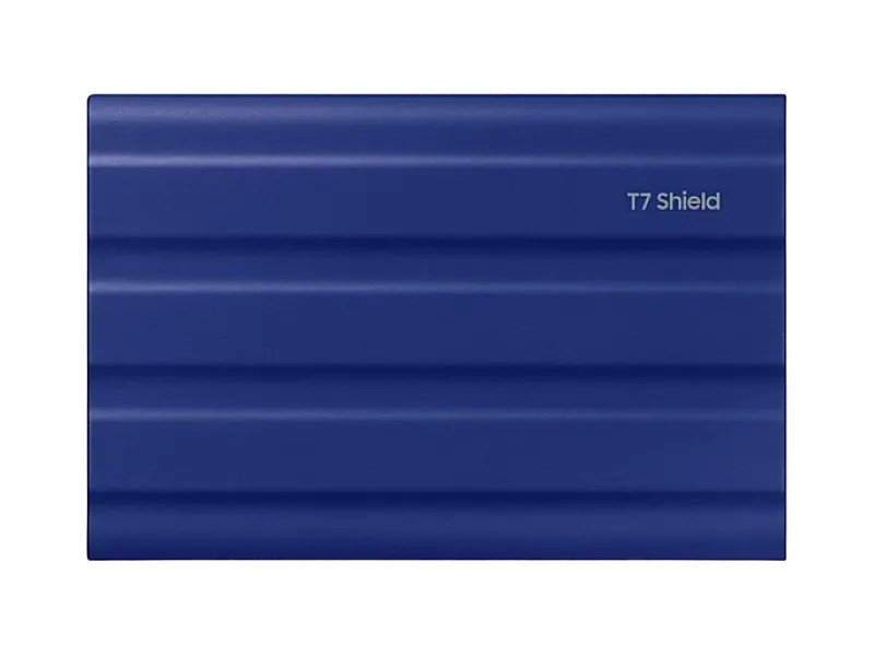 Внешний портативный SSD накопитель Samsung T7 Shield 2 ТБ Синий