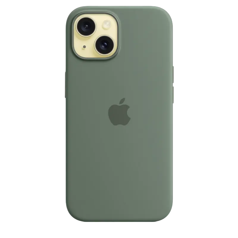 Чехол Apple iPhone 15 Silicone Case MagSafe Силиконовый Чехол Кипарис