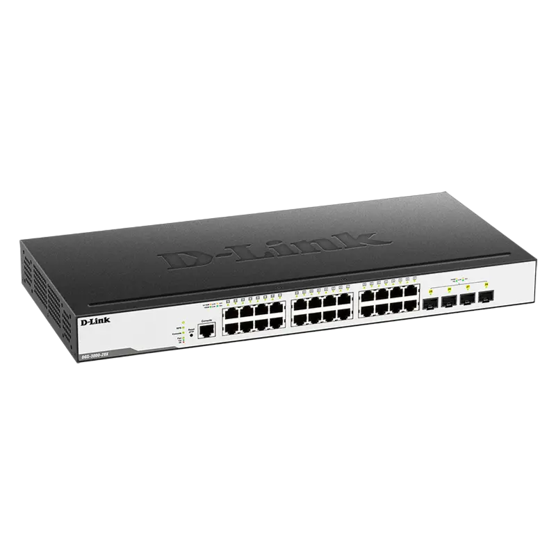 Сетевой коммутатор D-Link DGS-3000-28X Черный