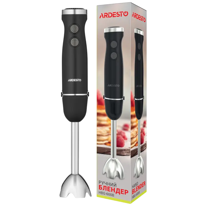 Погружной блендер Ardesto HBG-600B Чёрный