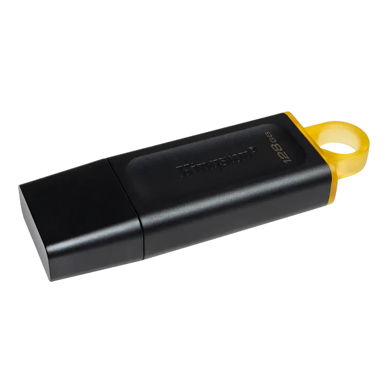 USB Flash накопитель Kingston DataTraveler Exodia 128ГБ Чёрный/Жёлтый