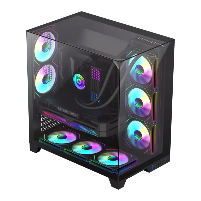 Компьютерный корпус Gamemax INFINITY PLUS BK Midi-Tower Черный