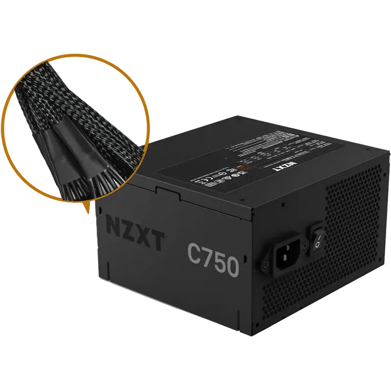 Tip Блок питания для компьютеров NZXT C750 ATX Черный