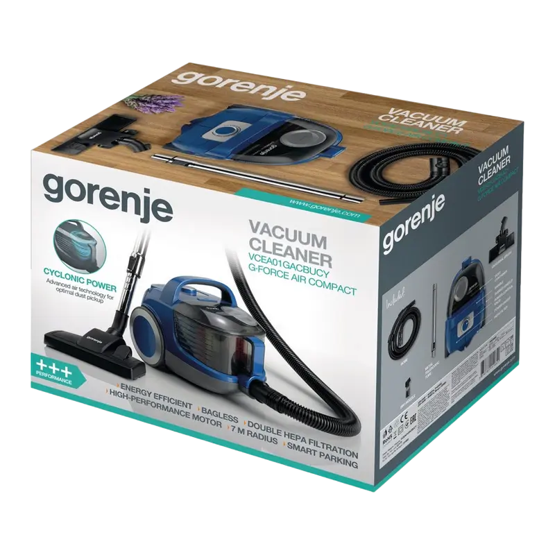Aspirator Gorenje VCEA01GACBUCY Albastru