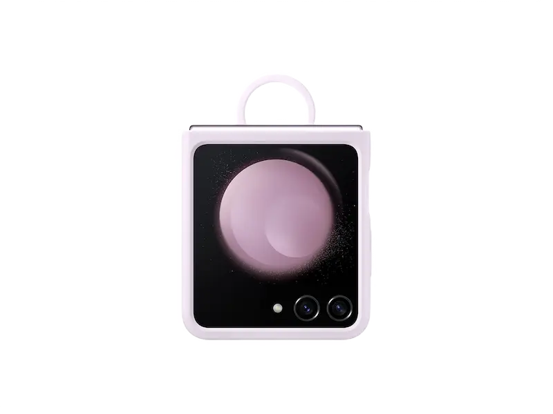 Husă Samsung Galaxy Z Flip 5 Silicone Case with Ring Lavanda