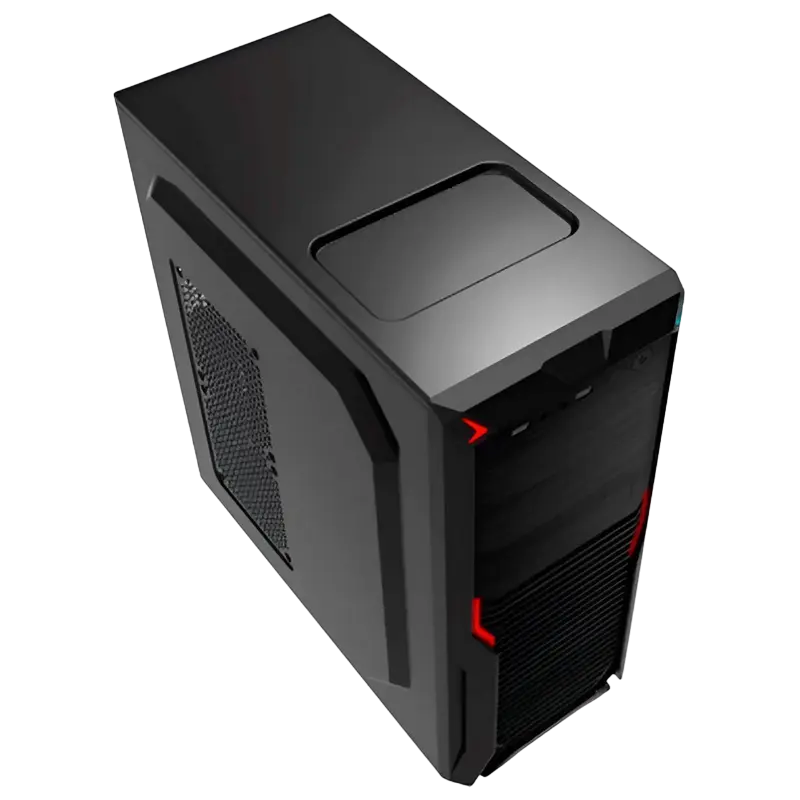 Carcasă PC Sohoo 5912BR Midi-Tower Negru