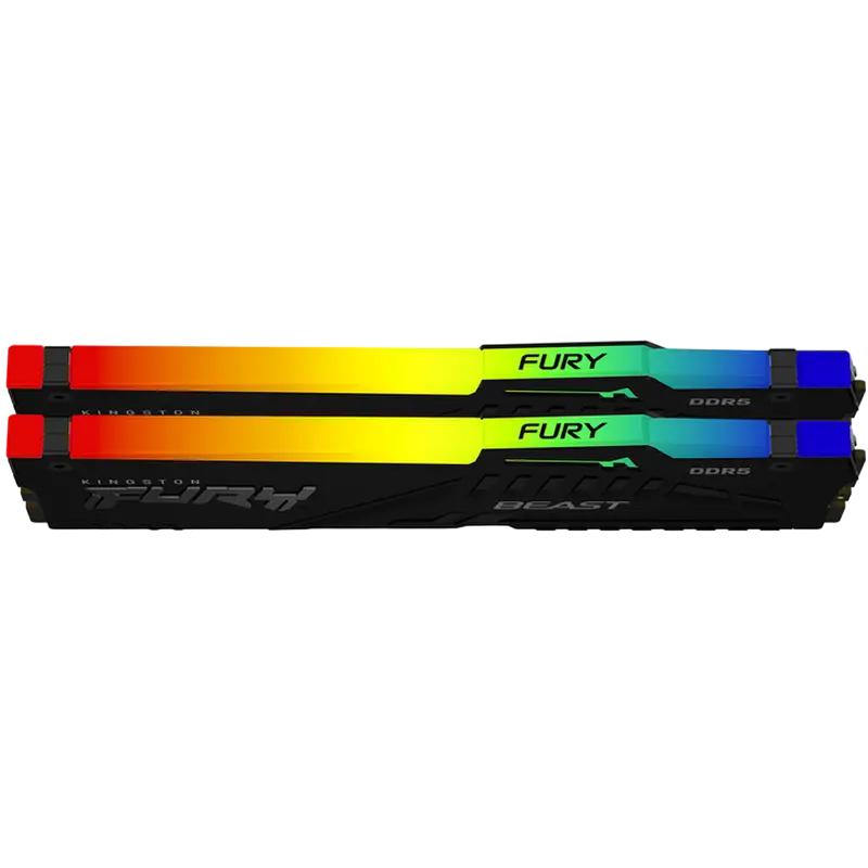 Оперативная память Kingston FURY Beast RGB FURY Beast RGB 32 ГБ Чёрный