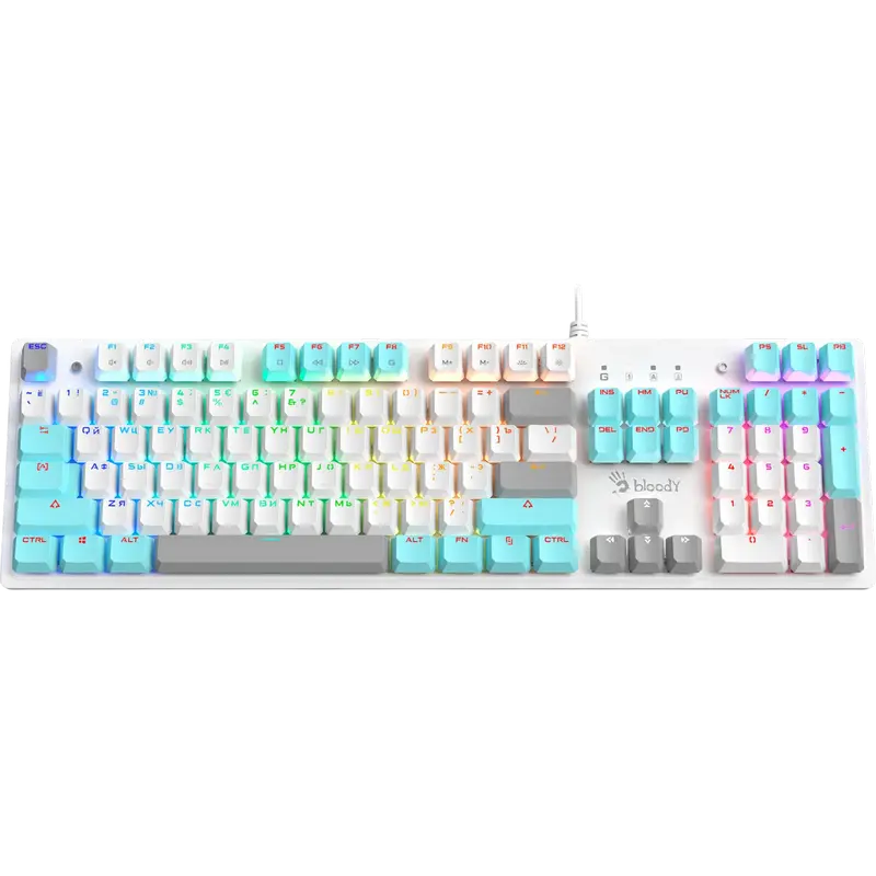 Tastatură Bloody S510R Mecanic Alb