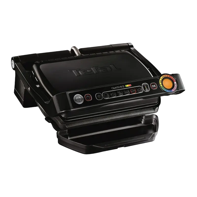 Grătar electric Tefal OptiGrill+ Negru