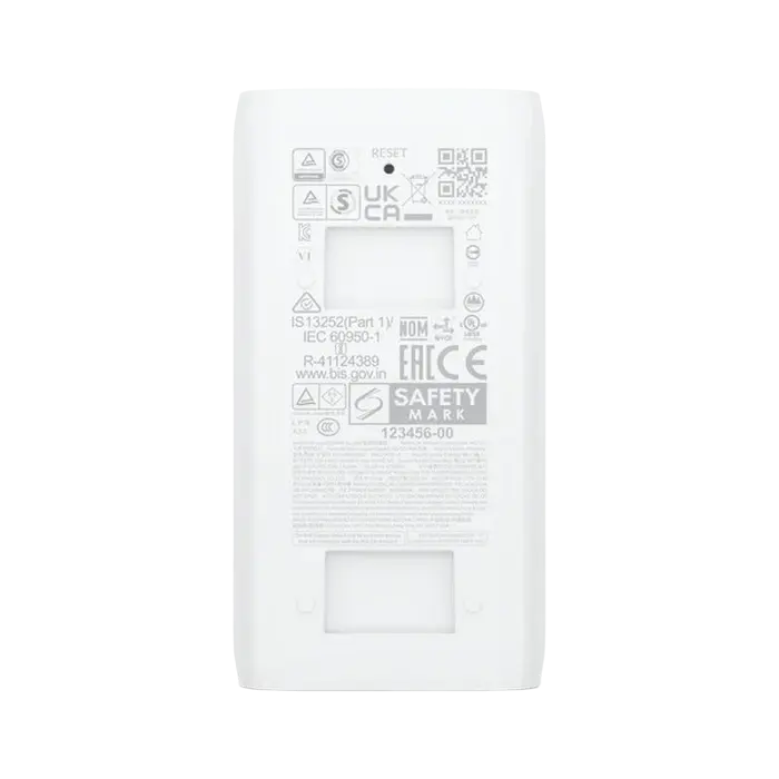 PoE Инжектор Ubiquiti U-PoE-AT Белый