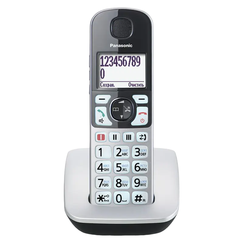 Радиотелефон Panasonic KX-TGE510 Серебристый