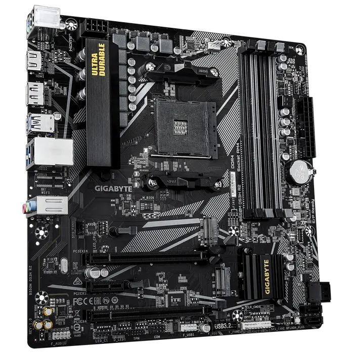 Материнская плата Gigabyte B550M DS3H R2 AM4 Micro-ATX