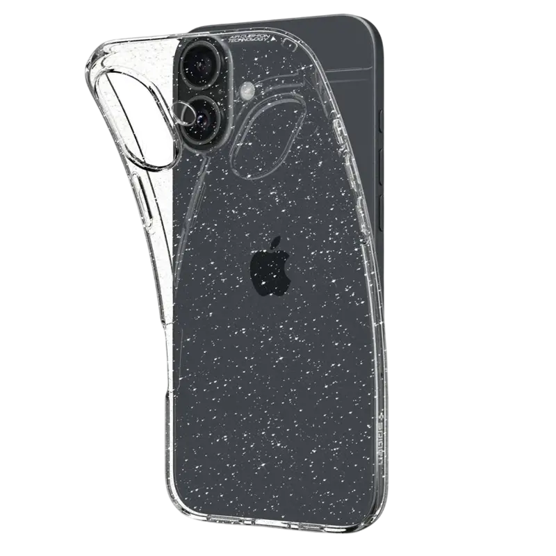 Husă Spigen Apple iPhone 16 Liquid Crystal Liquid Crystal Cristal cu sclipici