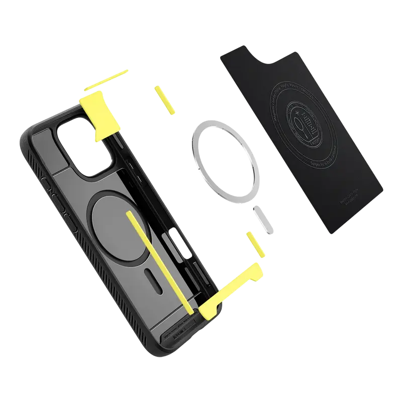 Чехол Spigen Apple iPhone 16 Pro Rugged Armor Magsafe Rugged Armor Матовый черный
